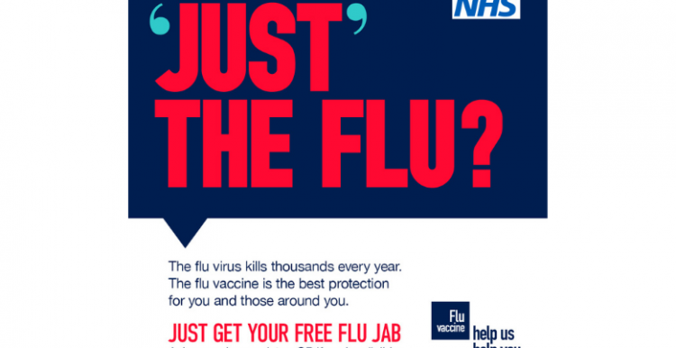 Get your free flu jab poster Get your free flu jab poster