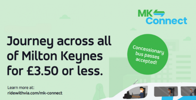 MK Connect is a mini bus service across the borough MK public transport