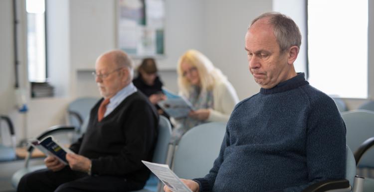 patients in waiting room