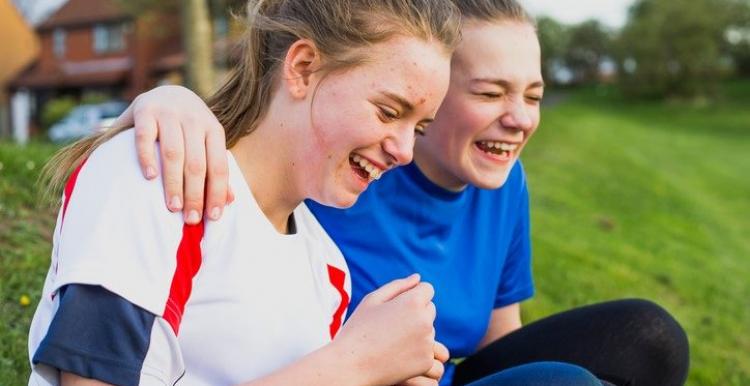 Young People laughing