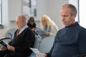 patients in waiting room